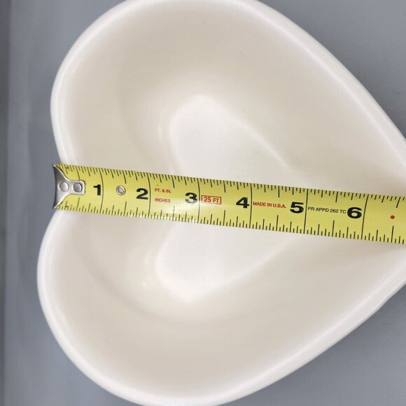 Pfaltzgraff Tea Rose Heart Serving Dish Stonewear - Picture 3 of 9